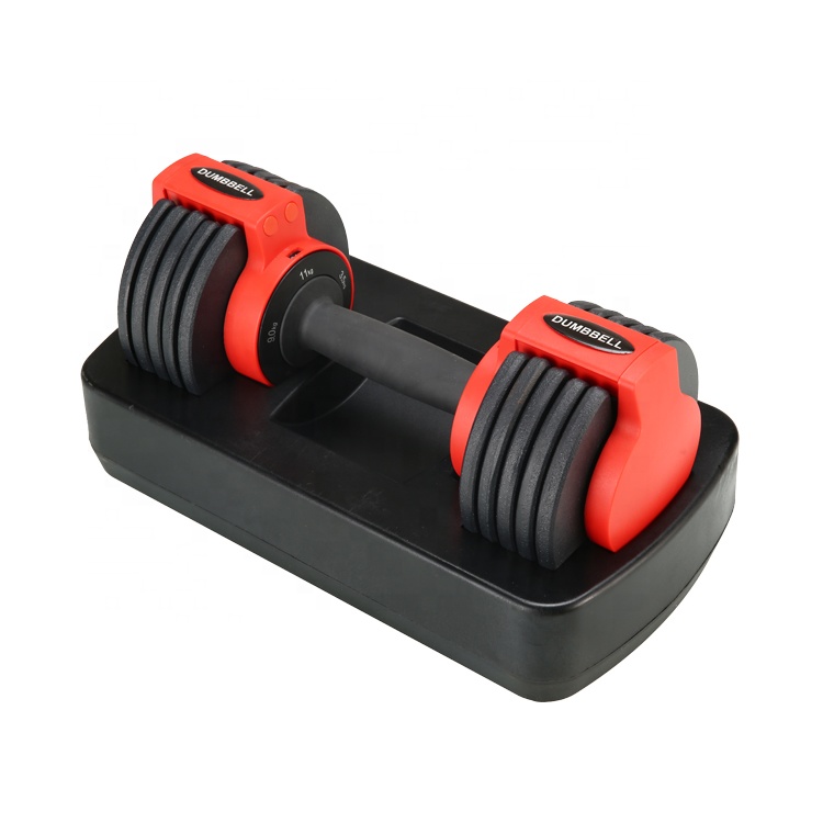 High end adjustable dumbbell