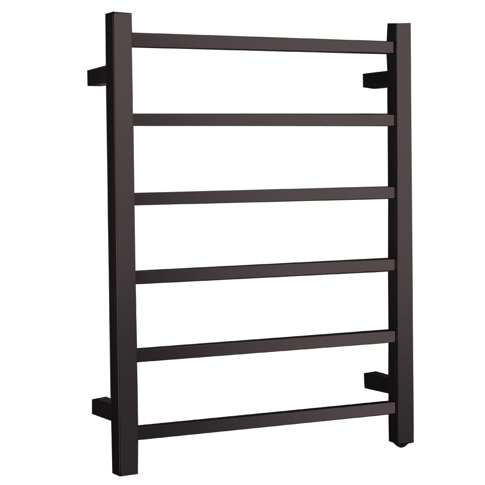 SHARNDY- heated towel rail-black- plug in