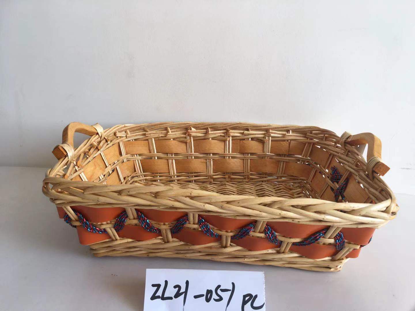 Kingwillow gift tray hot selling Christmas gift wicker storage fruit basket tray storage tray