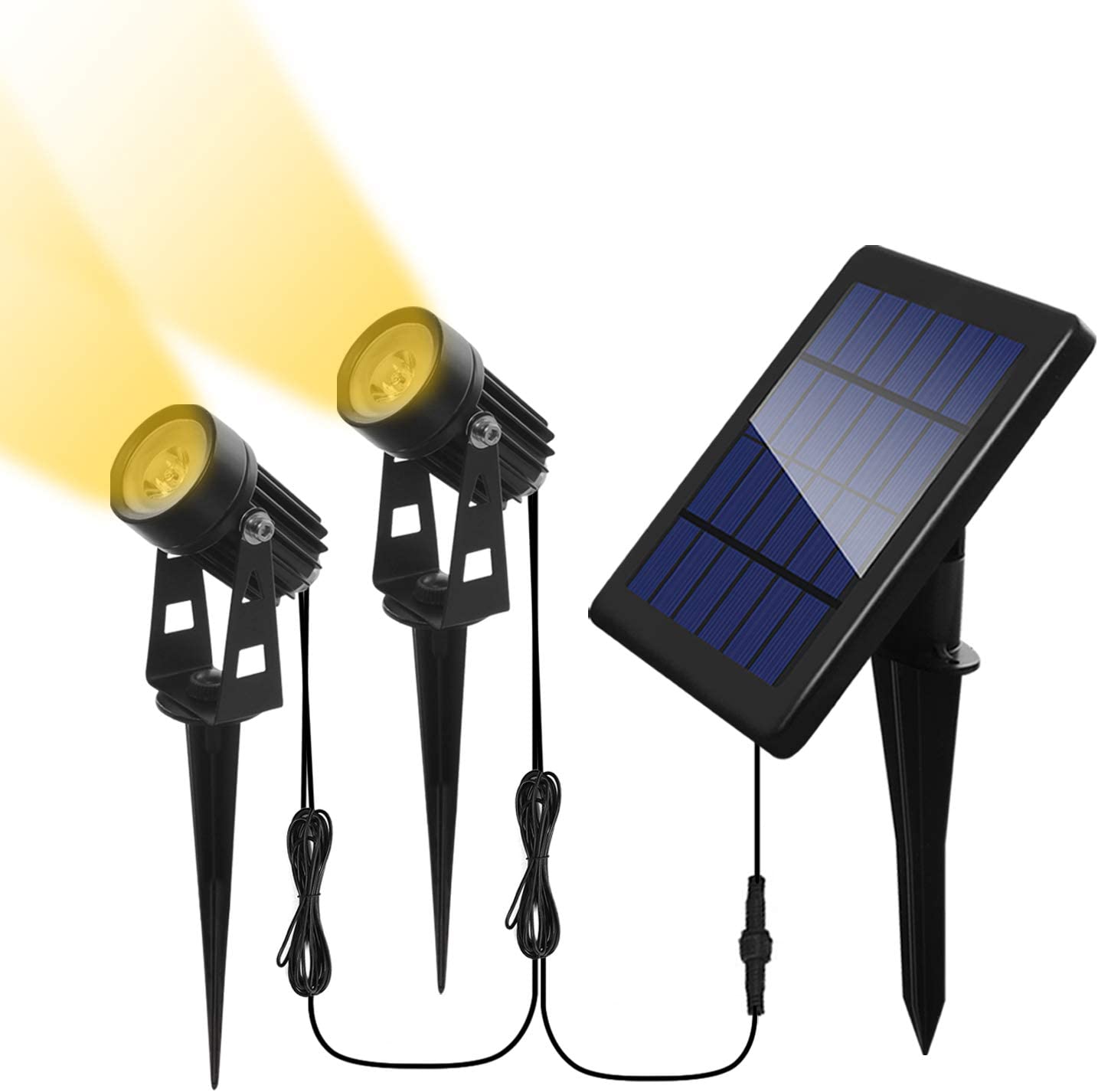 B67390 Solar Waterproof Garden Yard Sipke Stake Light
