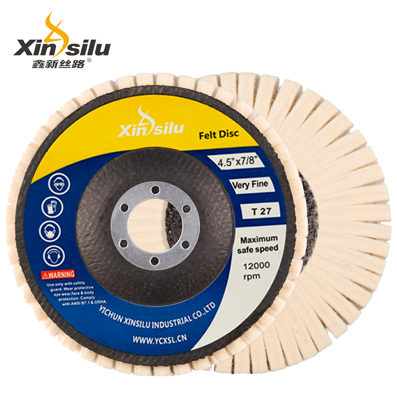 Vertical Wool Felt Flap Disc