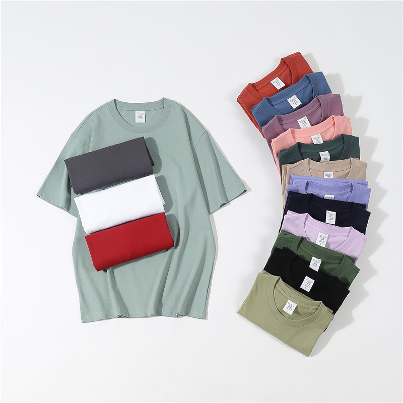 100% cotton drop shoulder T-shirt