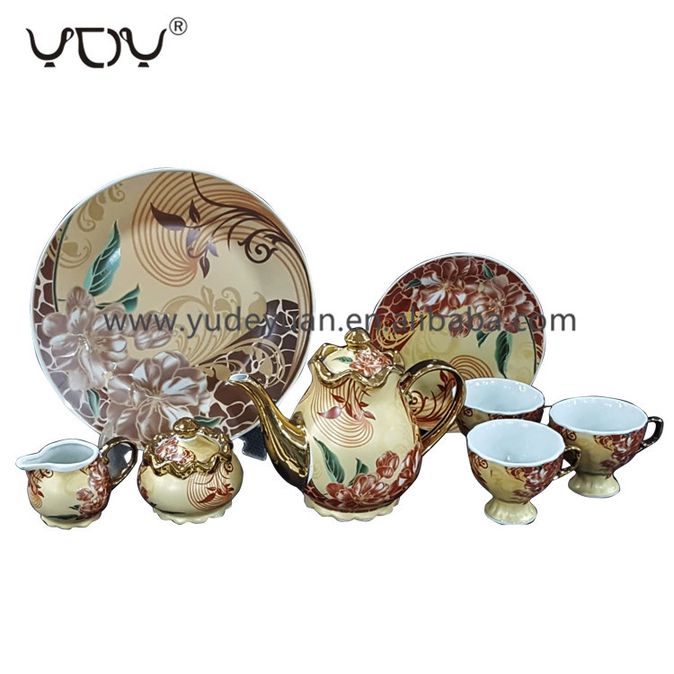 24 pcs white drake blue coffee wholesale pakistan tea set