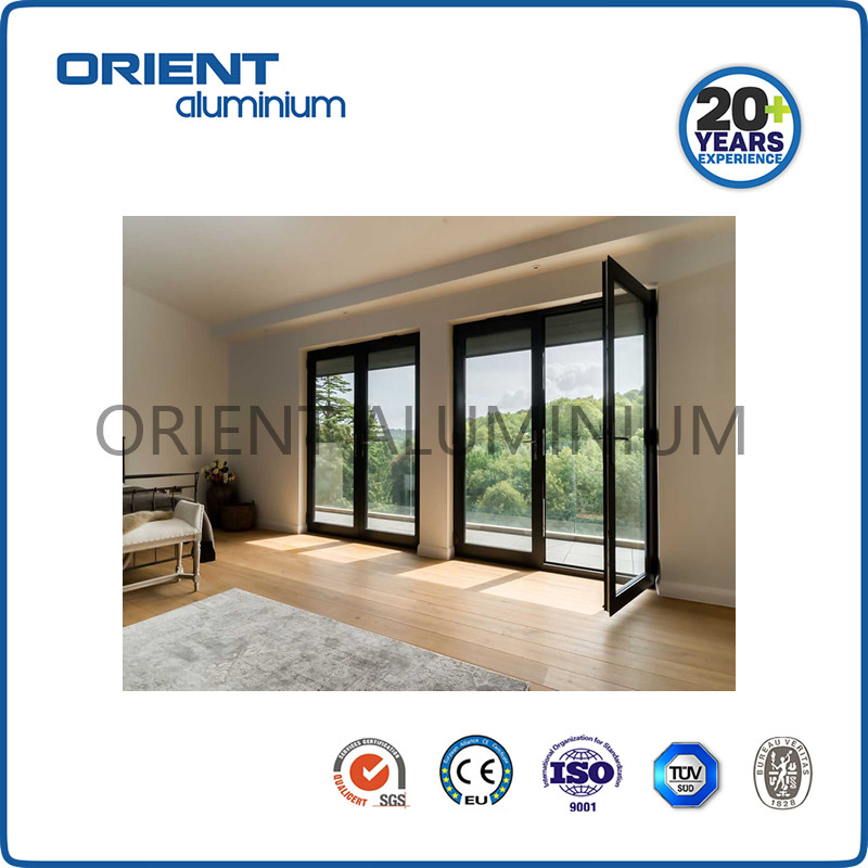Competitive price high quality anodized/powder coating home use aluminium door