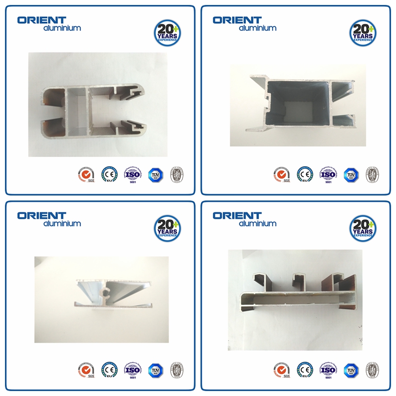 Mexico Aluminium Windows Profiles natural anodized powder coating blanco with existing molds