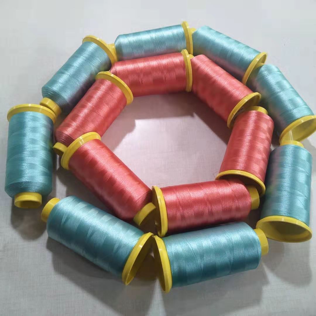 dyed polyester high tenacity thread 210D/2 36F