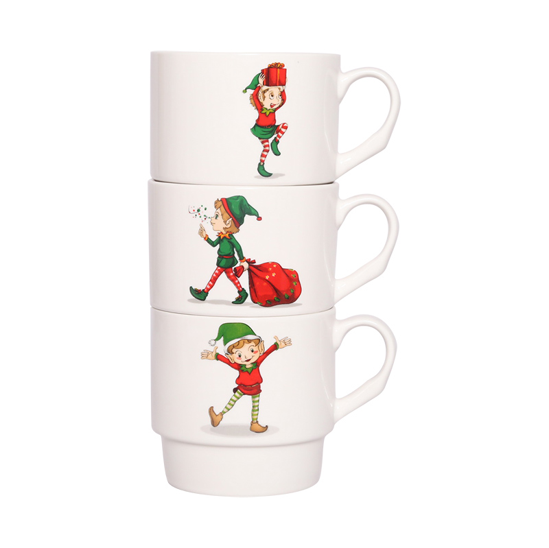 12oz(340ml) New Bone China Mug With Decal