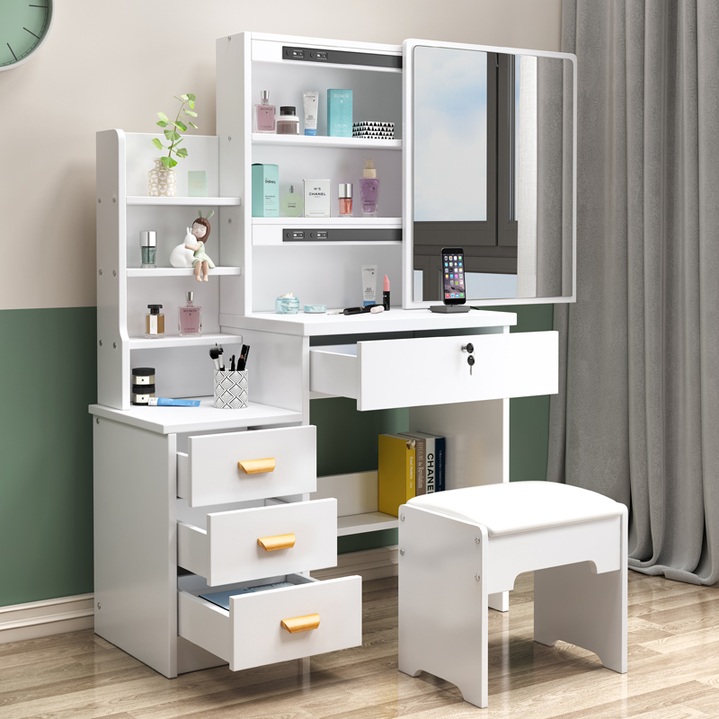 Bedroom dressing table with drawer