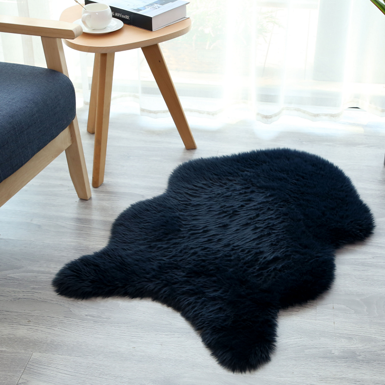 Luxury Alpaca Carpets Nonslip Faux Fur Carpets and Rugs Decoration