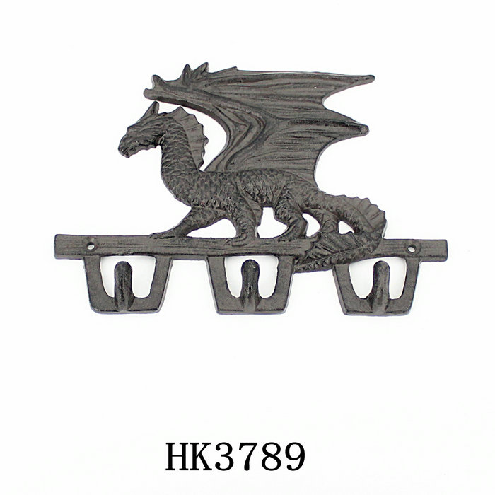 Cast iron dragon hook