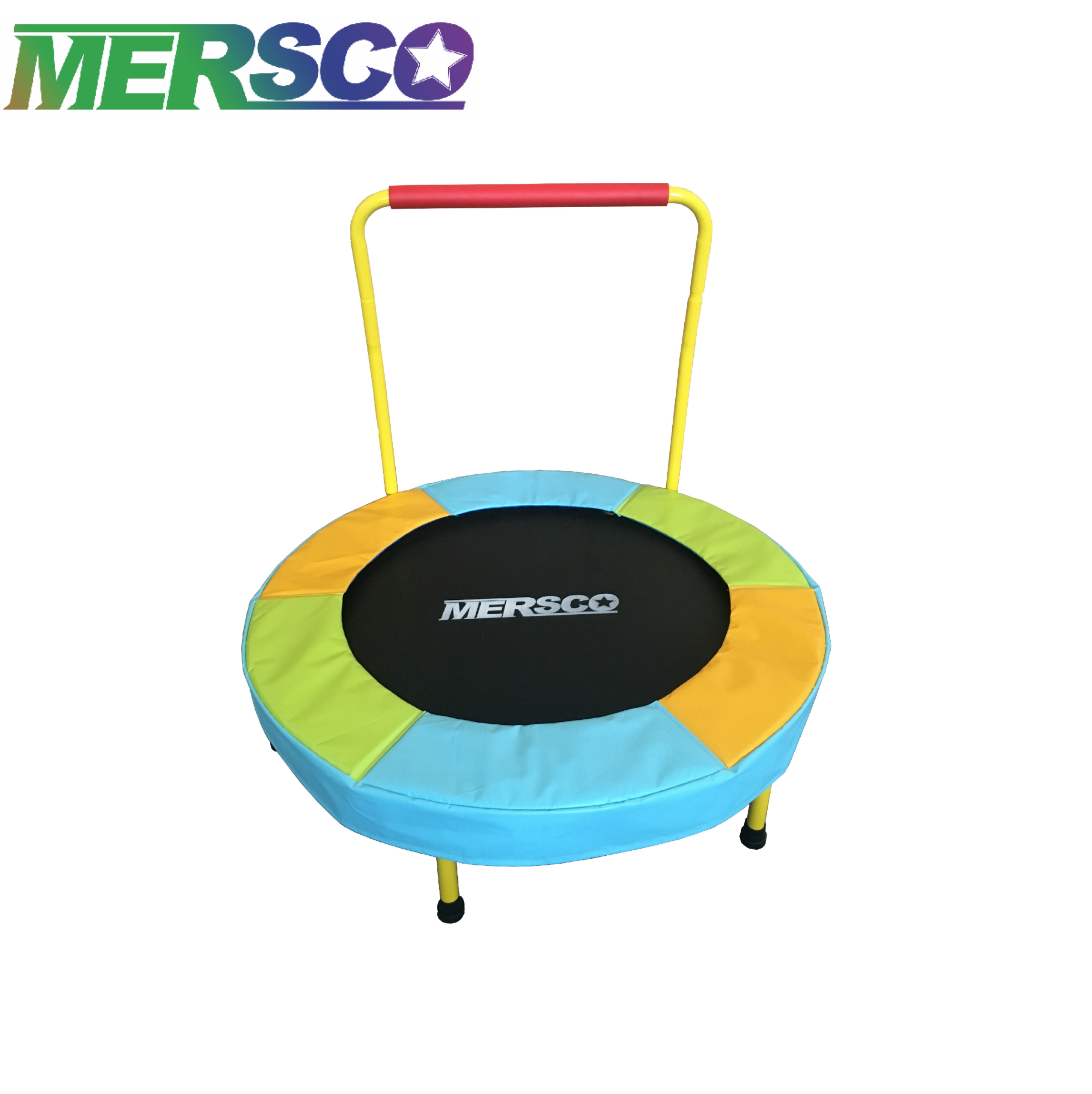 Foldable Kids Trampoline for Playing and Exercise Indoor/Outdoor with Handle
