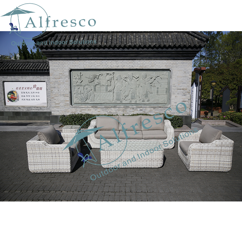 Luxury rattan sofa set