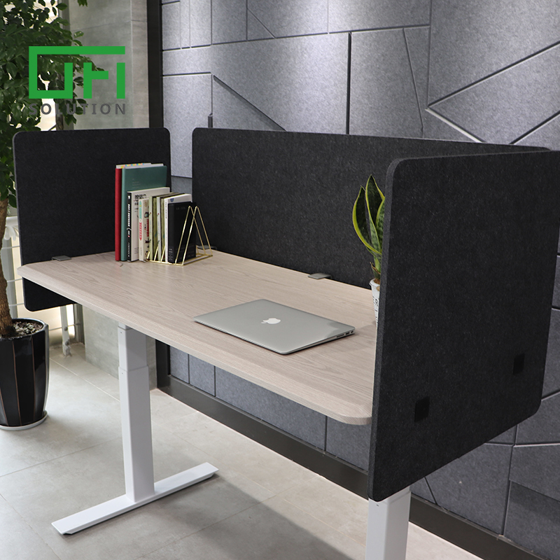 Sound Absorption PET Acoustic Furniture Office Desk Acoustic Divider Polyester Fiber Sound Blocking Panels