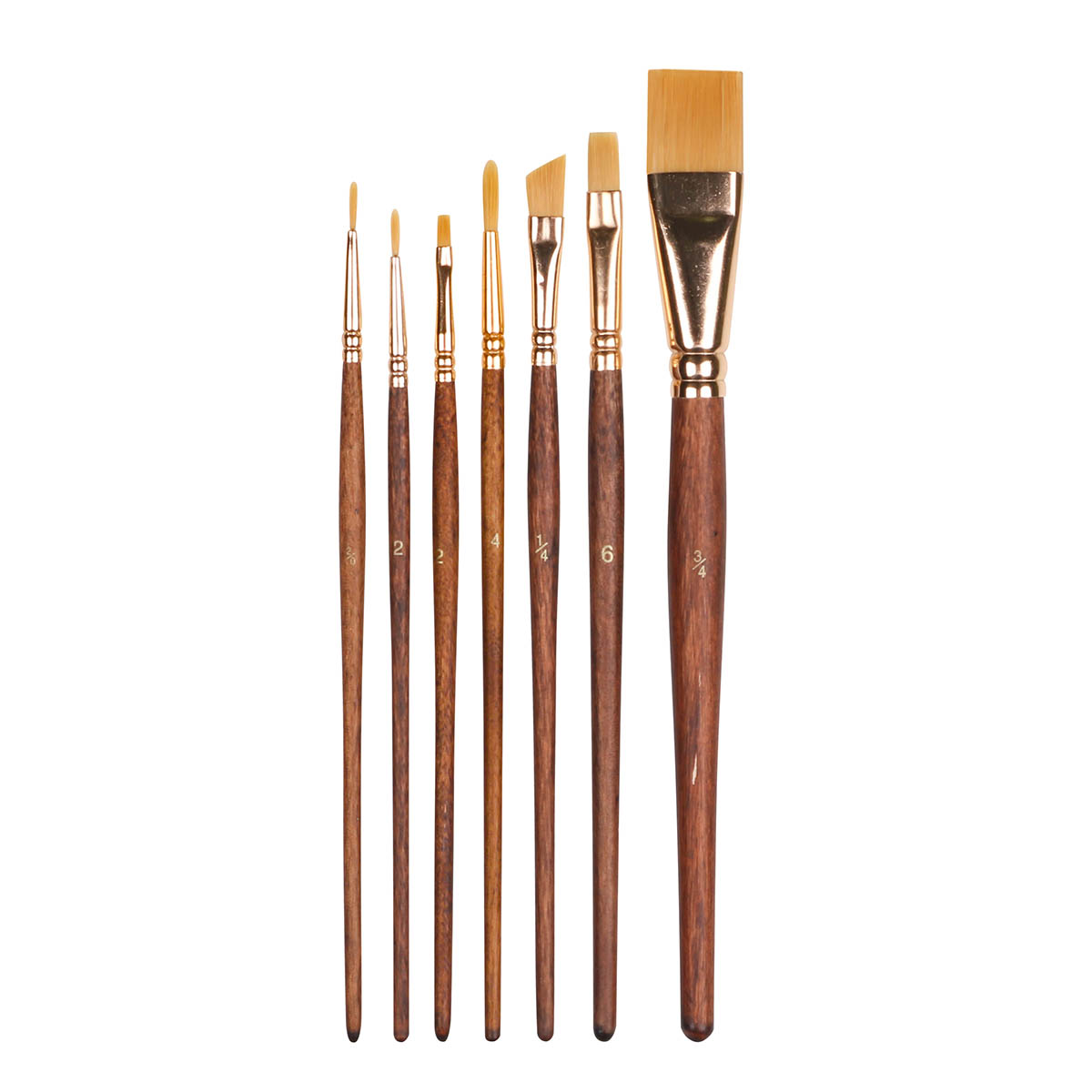 Short Handle Value Artist Brush Set