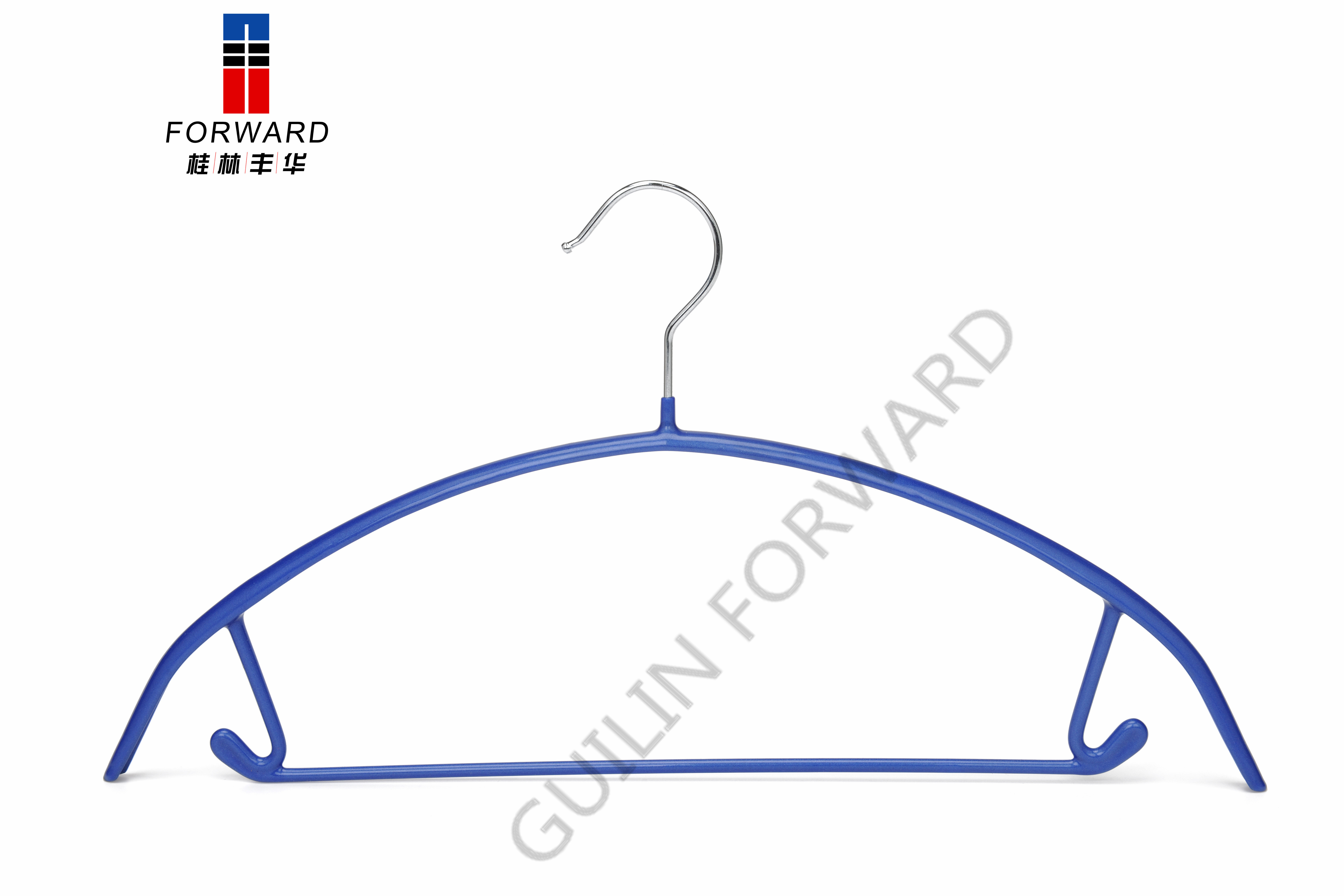 Metal hanger with PVC coated