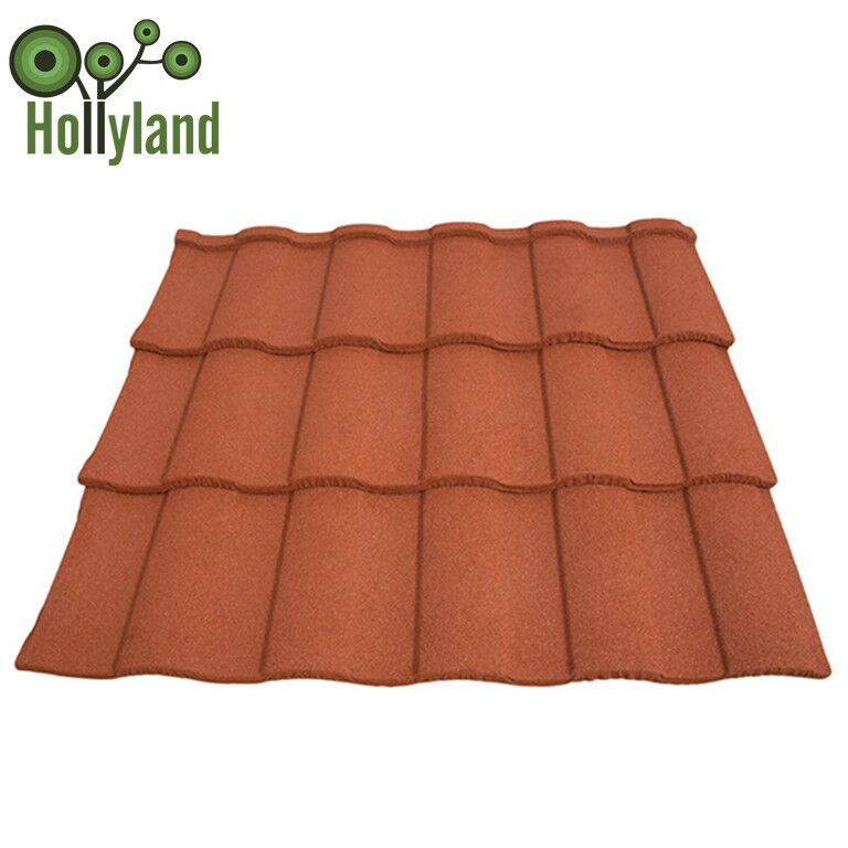 Al-zinc steel base Roman tile stone roof tile