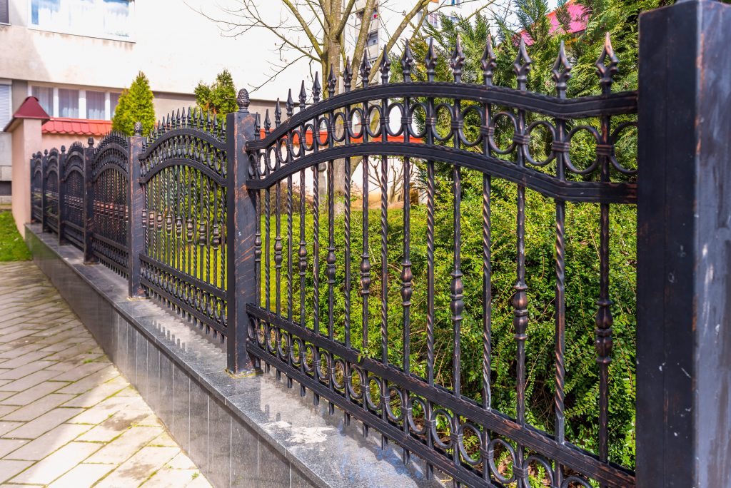 Wrought Iron Fence Panel