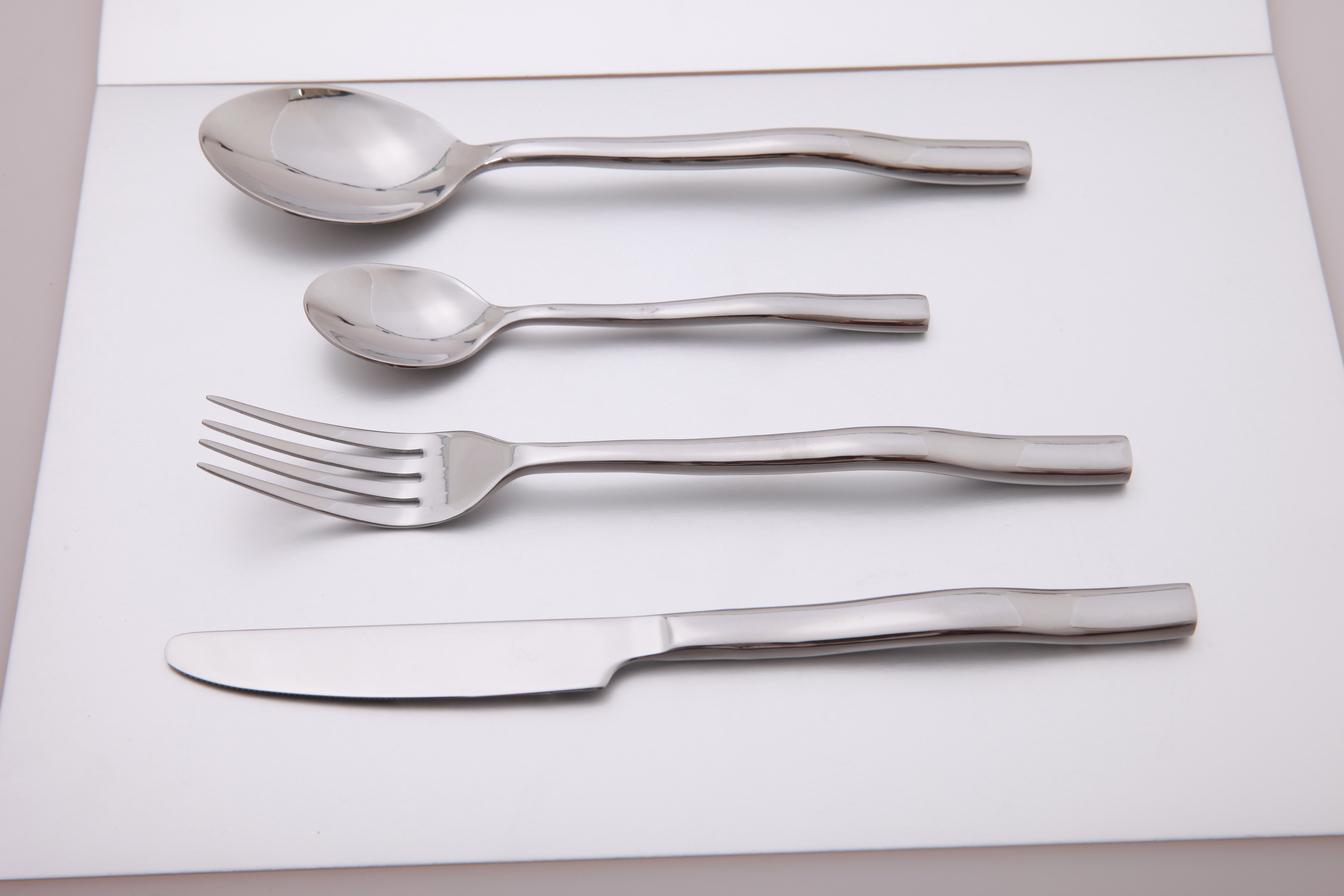 Knife/Fork/Spoon On Table