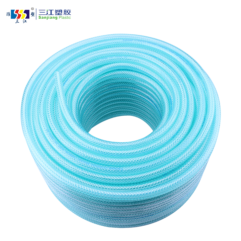 12mm Flexible Hose PVC Reinforced Braided Hose Clear Fiber Reinforced Plastic Hose
