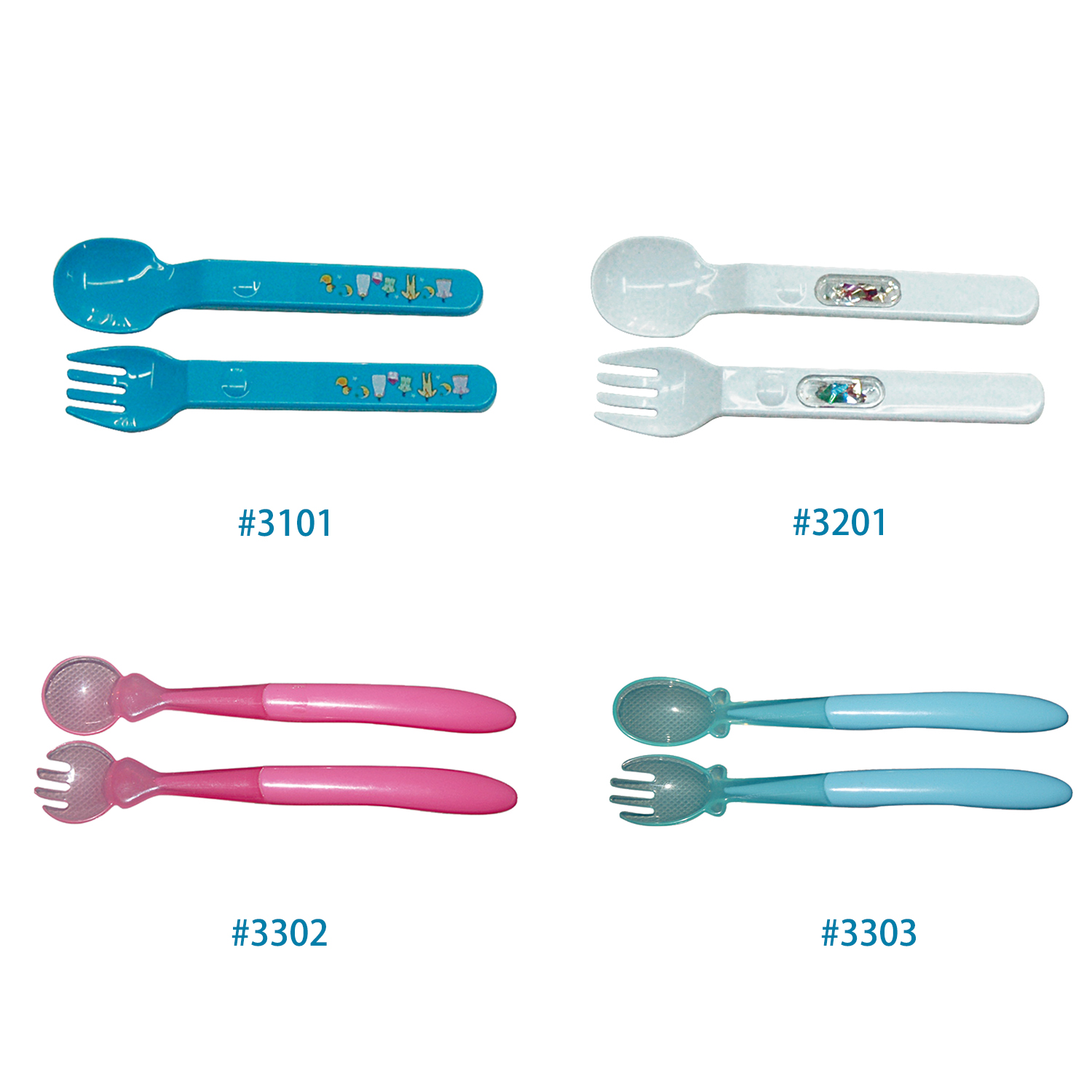 Baby spoon and fork