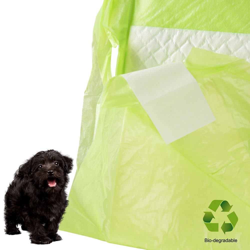 Eco-based puppy pads