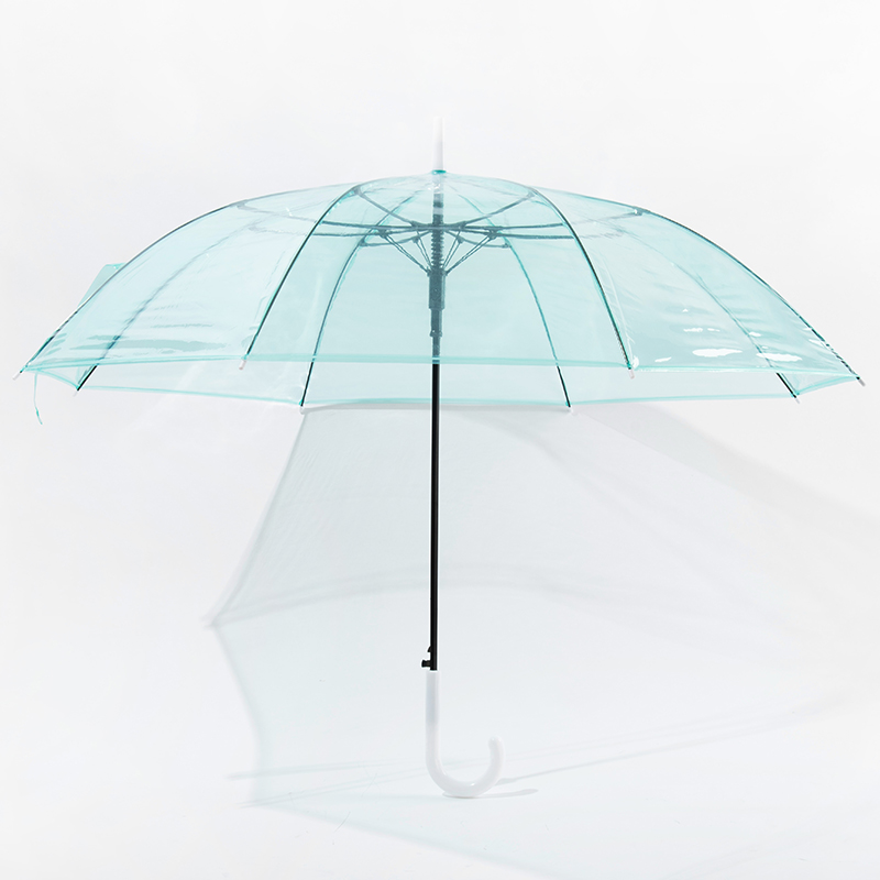 Windproof transparent umbrella