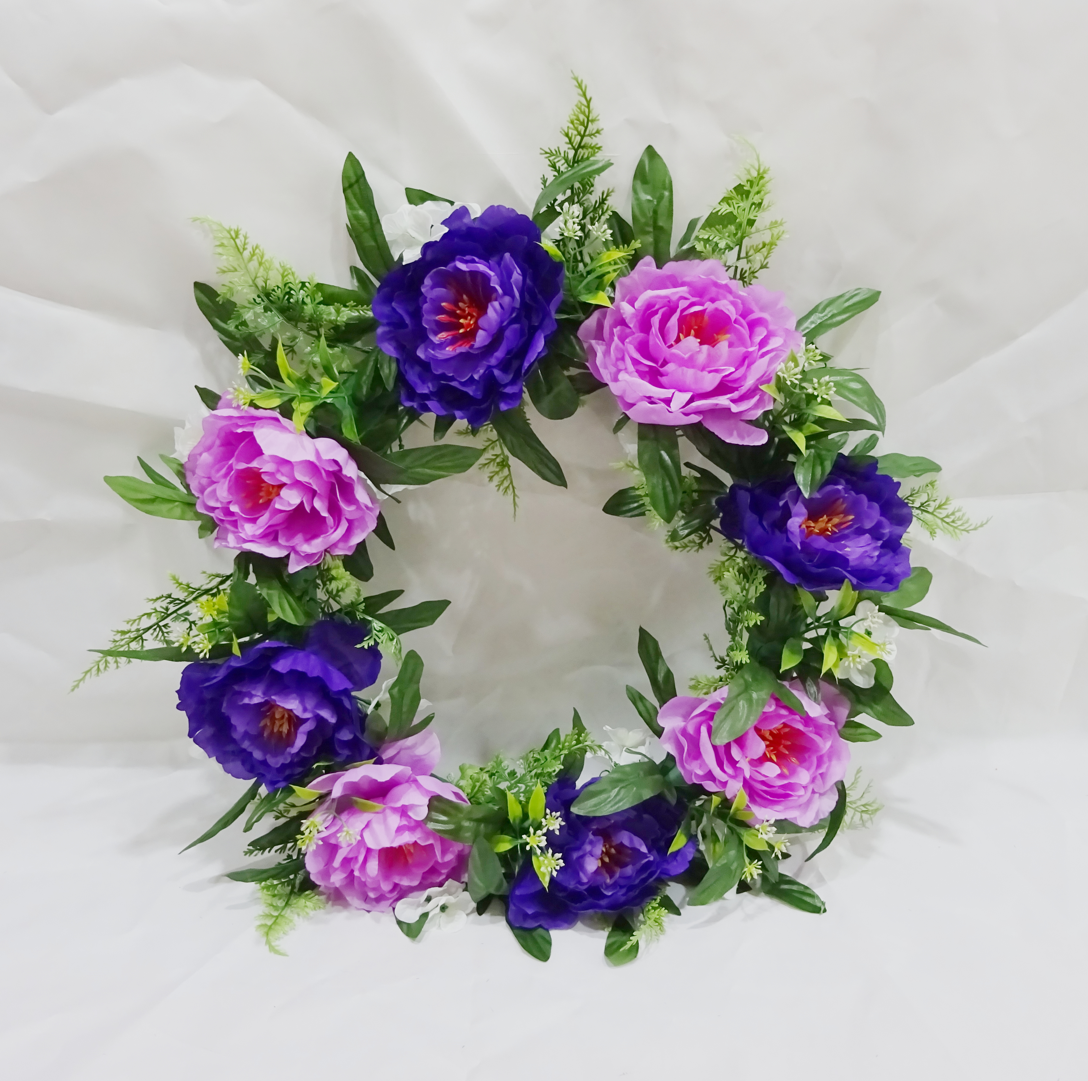 Peony Wreath