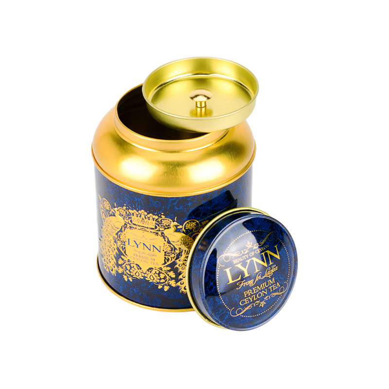 Tin package metal tea tin box vintage tea caddy tin box