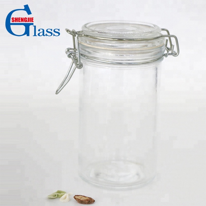 Honey Jam Jars Glass With Clip Lid Manufacture