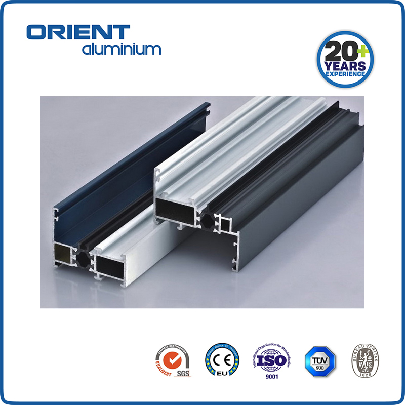 factory customized powder coating and anodized aluminium profiles