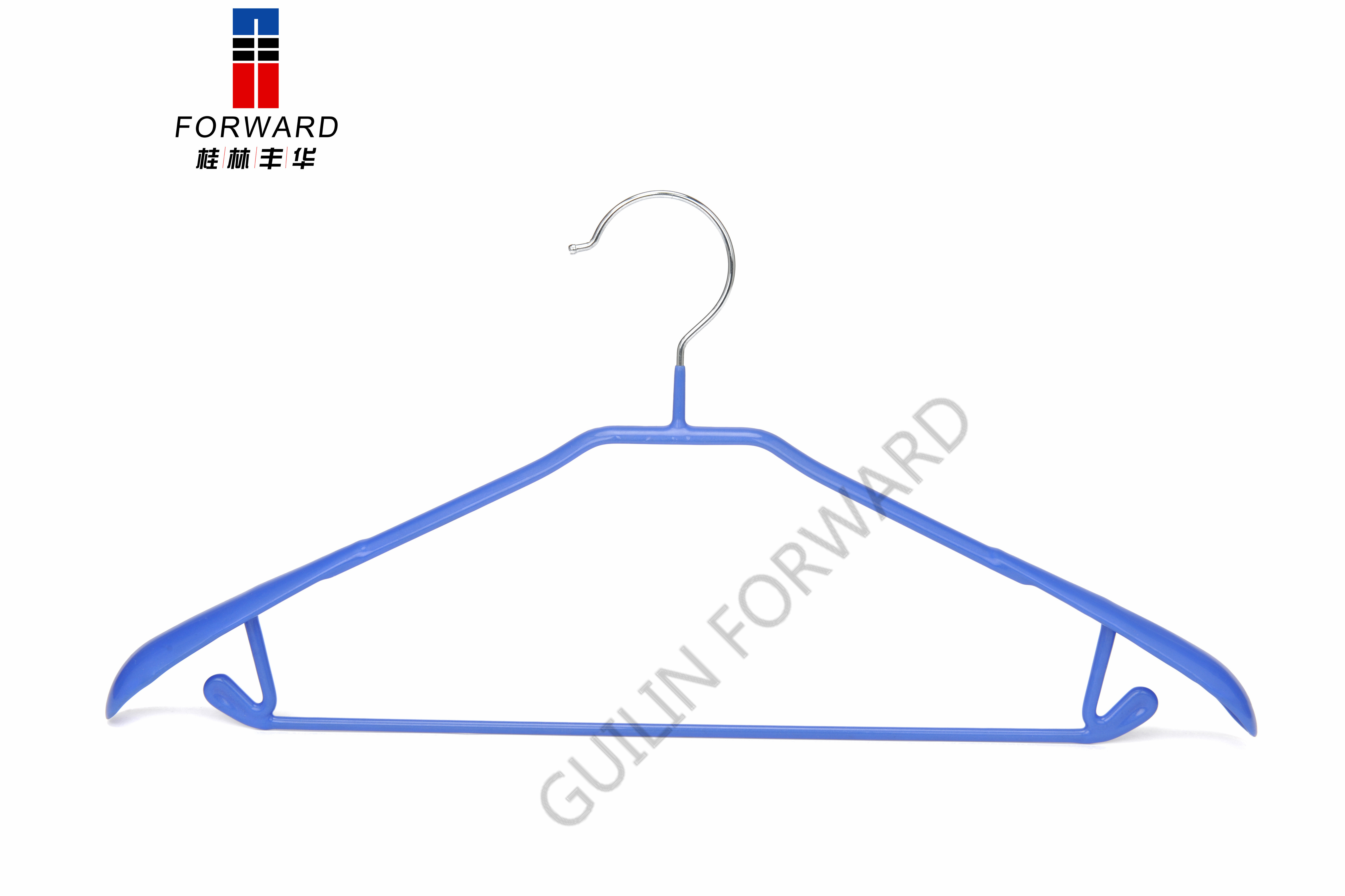 Metal hanger with PVC coated