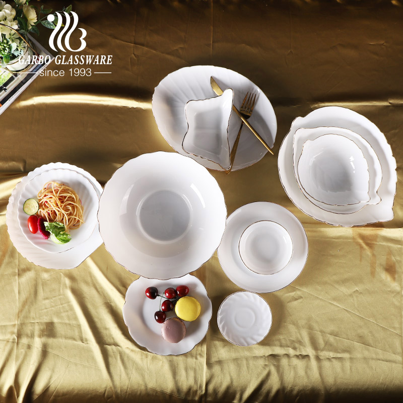 Opal glssware opal glass plate