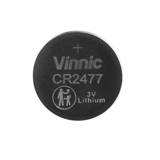 Lithium Manganese Dioxide Battery CR2477 Button Cell