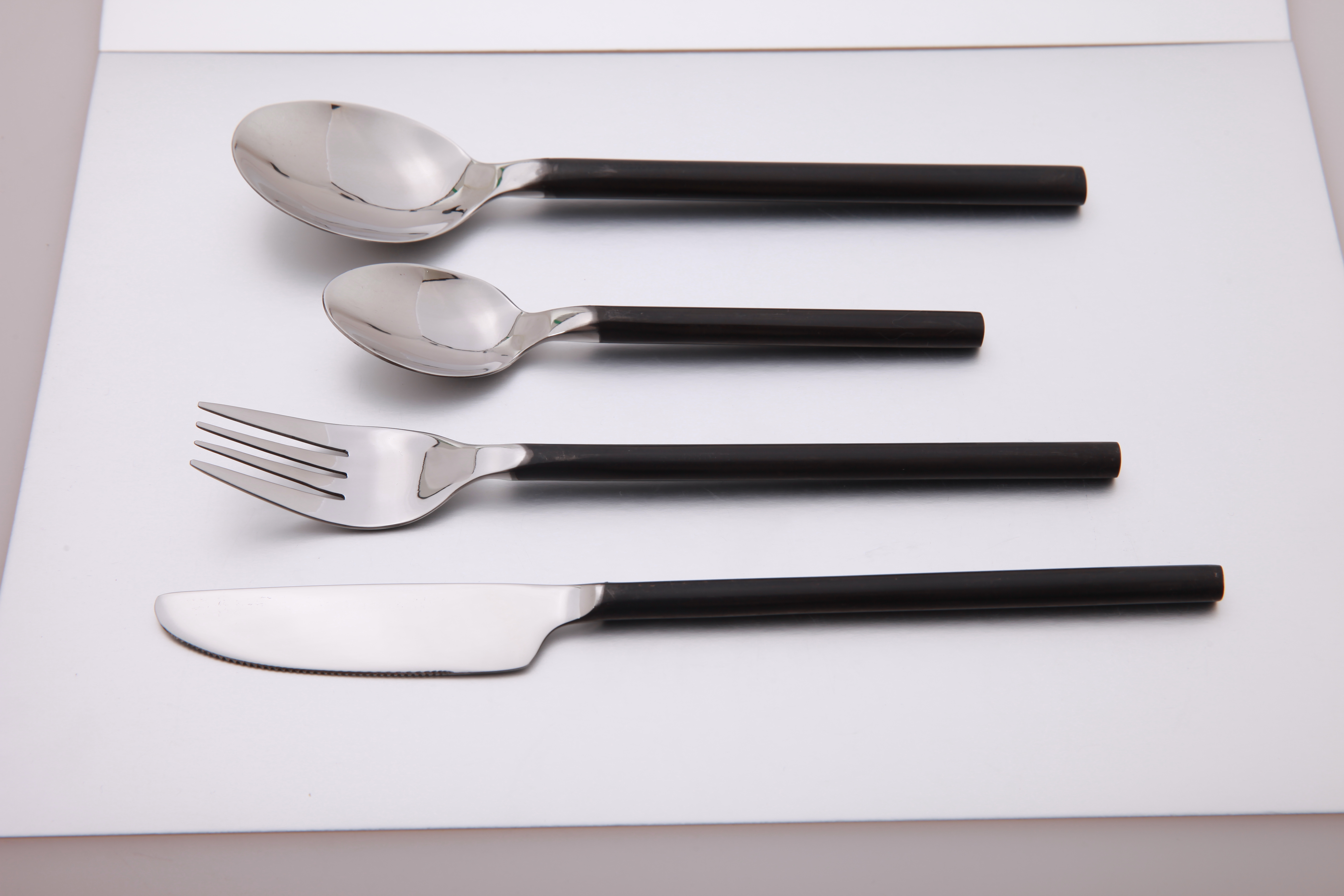 Knife/Fork/Spoon On Table