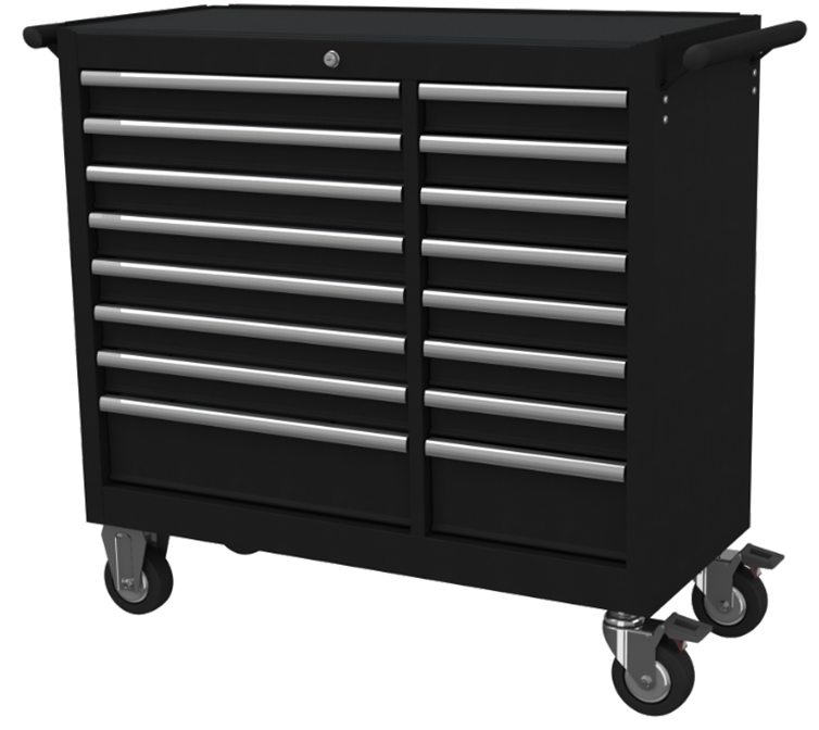 42" 16 Drawer Roll Cabinet