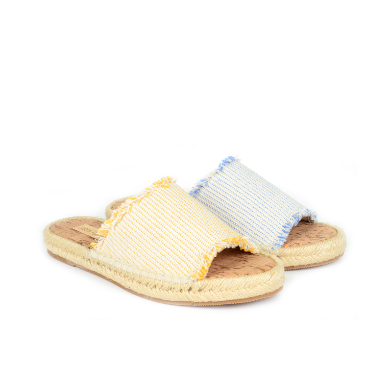 2021 Fashion TIE-DYED print Upper Women Sandal espadrille