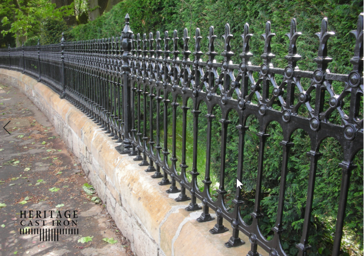 Garden Iron Fence