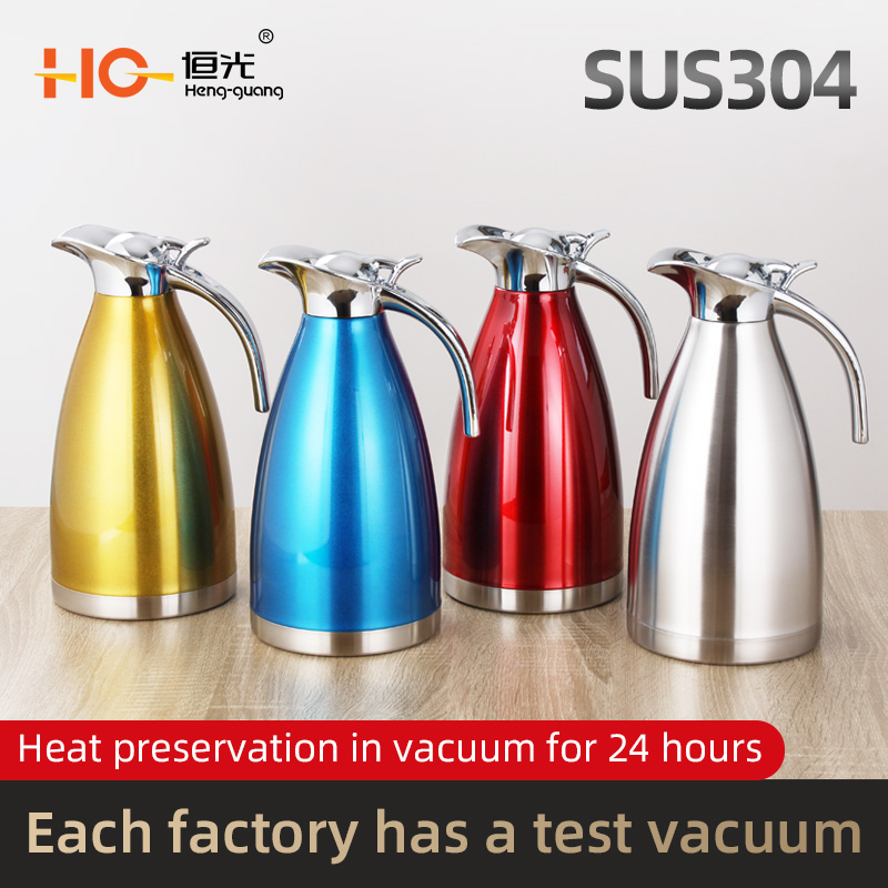 304 Vacuum insulation Stocked Stainless steel thermo-holding Double kettles Cheap and cost-effective kettle amazon