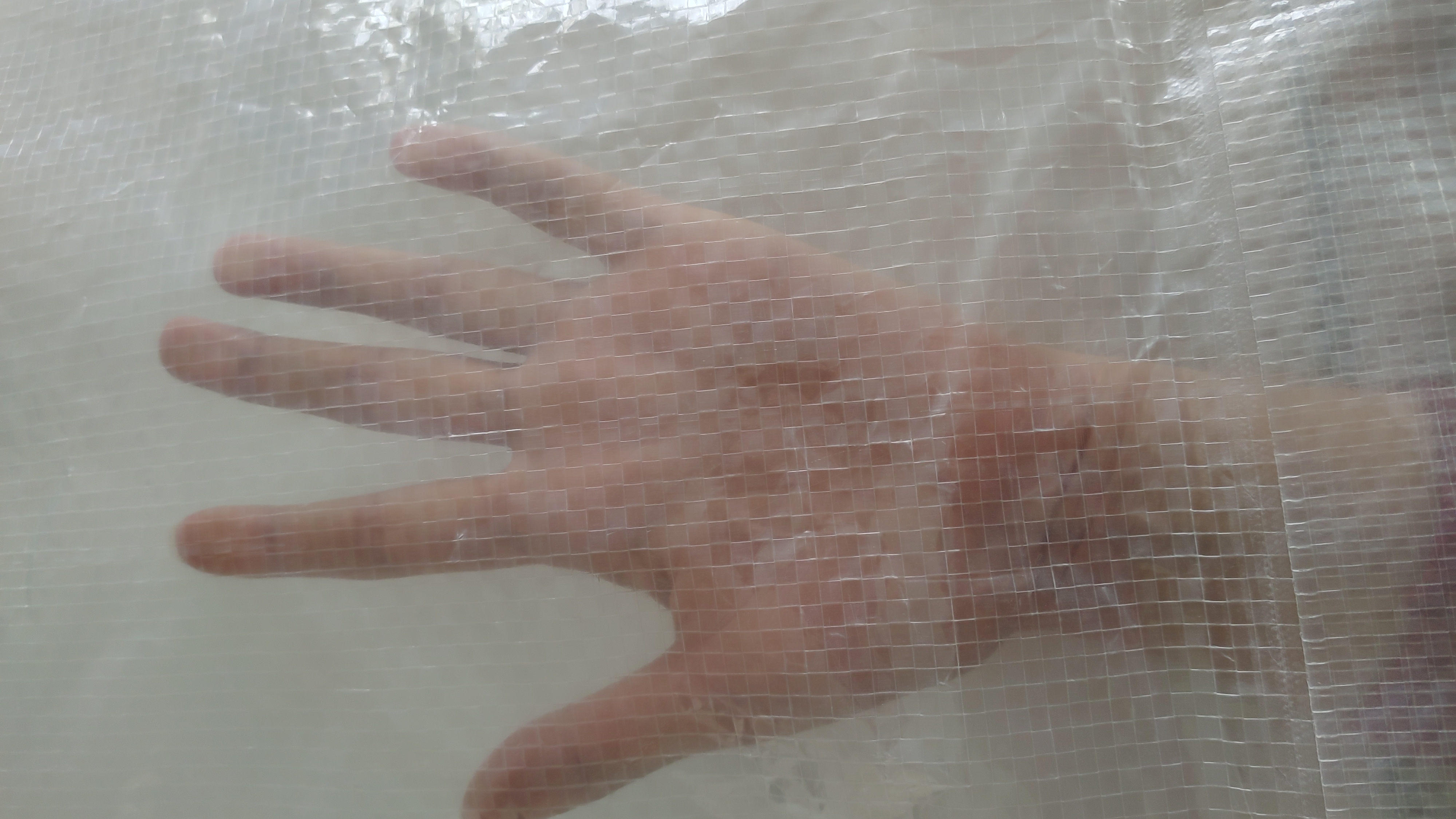 120gsm transparent pe tarpaulin waterproof plastic woven fabric