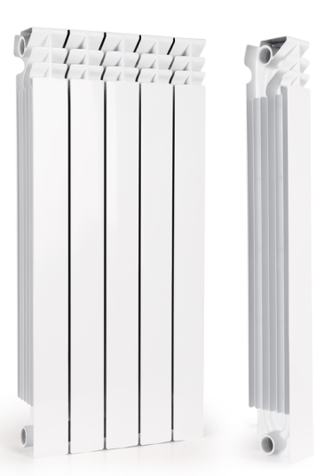 Bimetal radiator with double steel tube 800/120