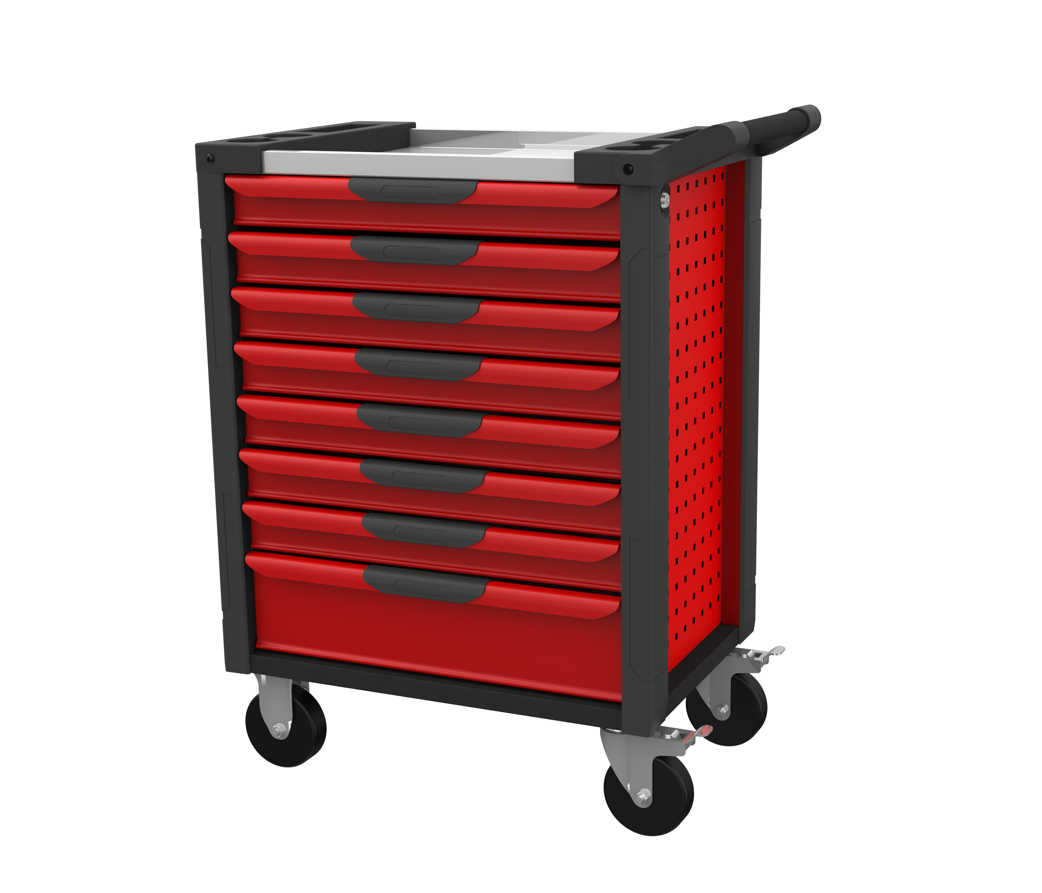 27'' 8 Drawer Roller Cabinet