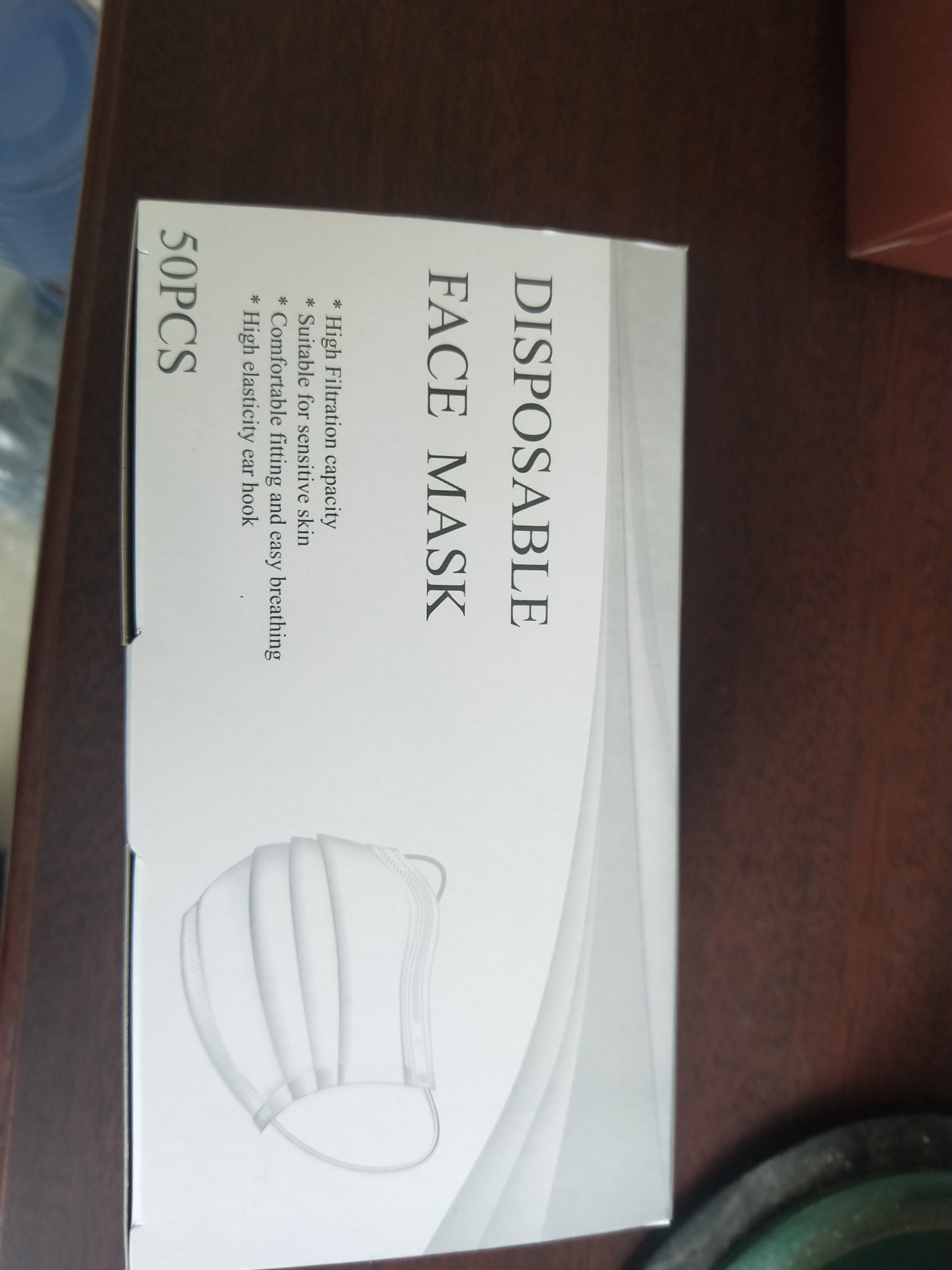 disposable face mask