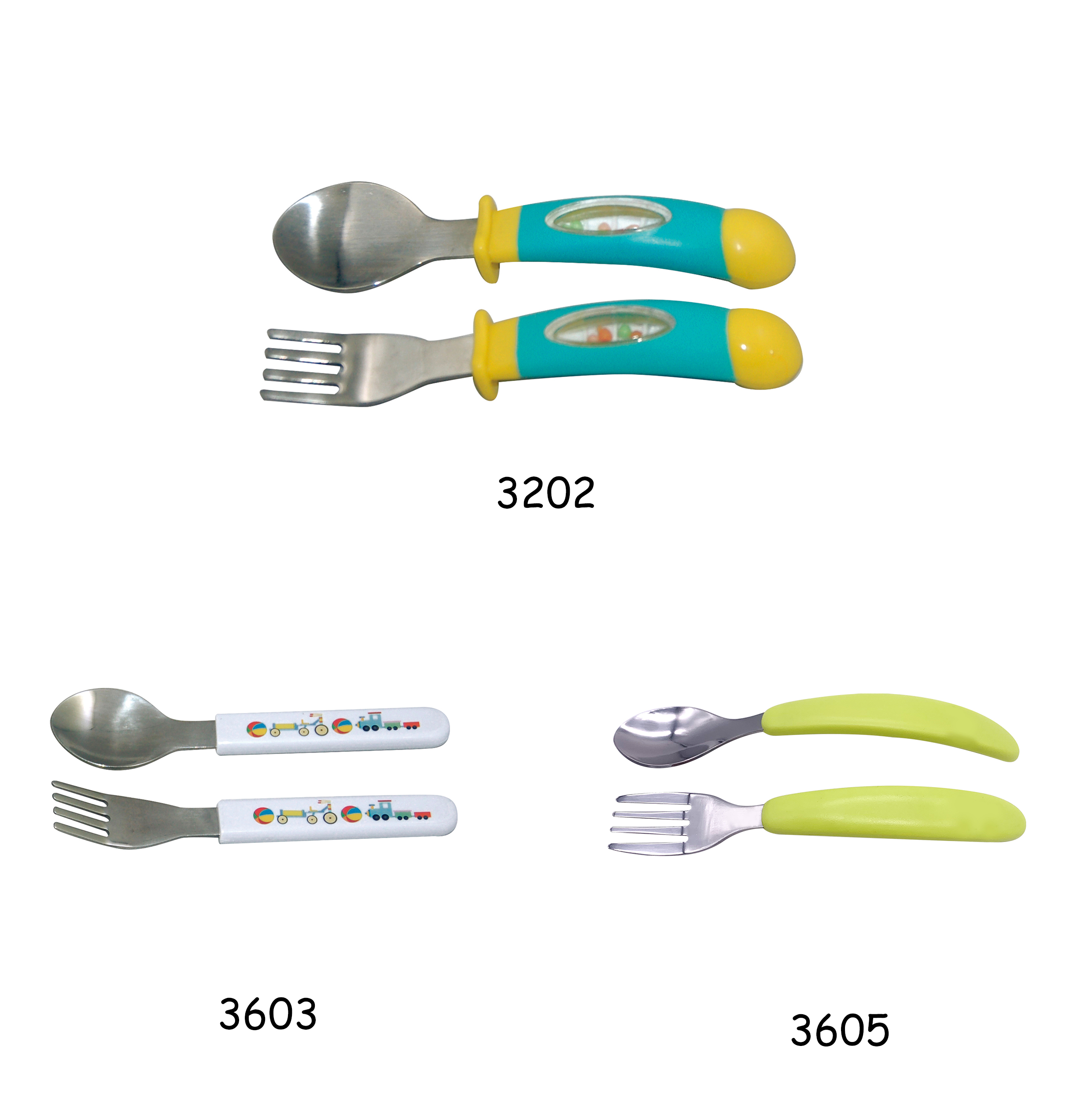 Baby stainless steel cutlery