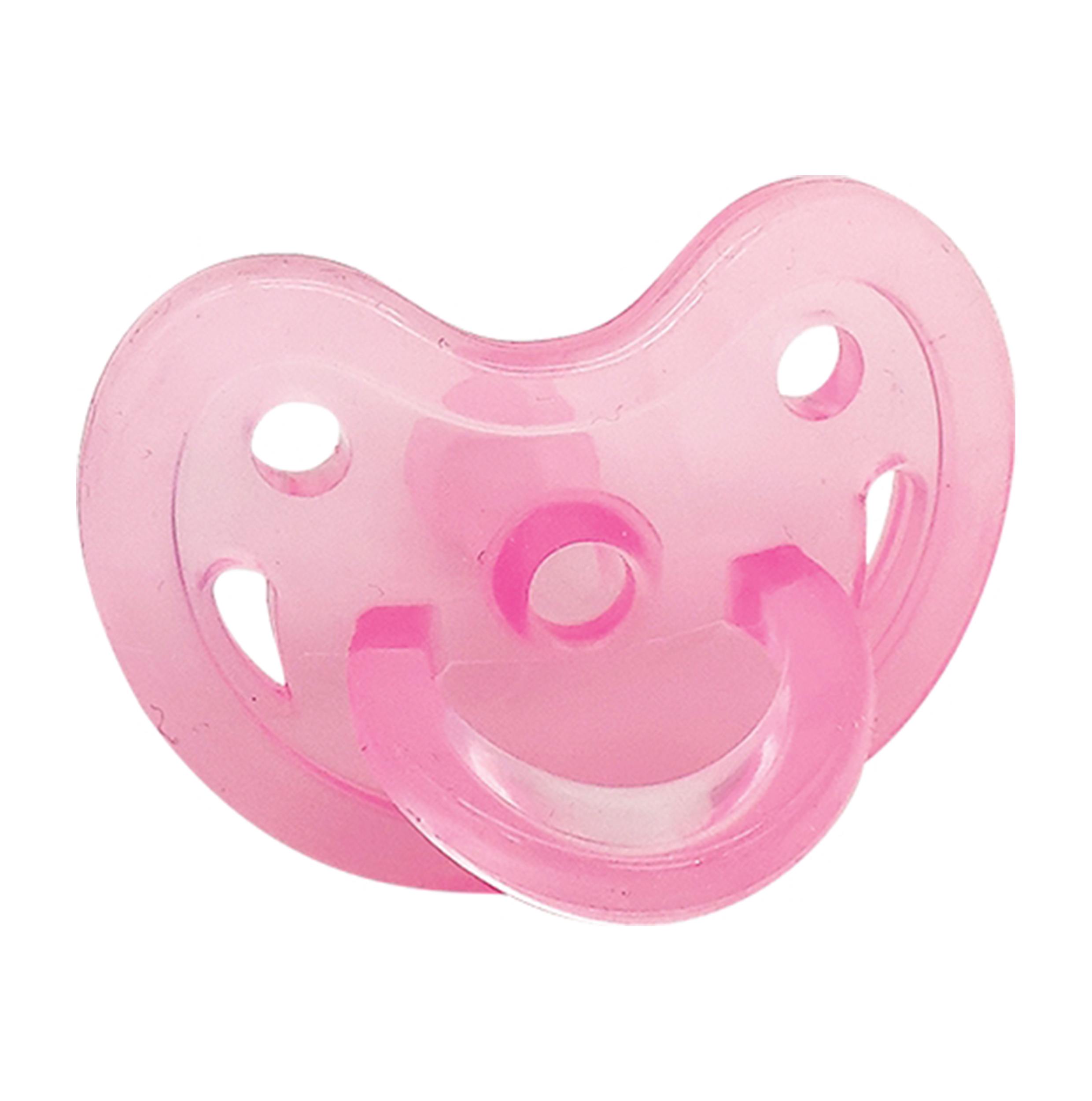 All silicone pacifier nipple
