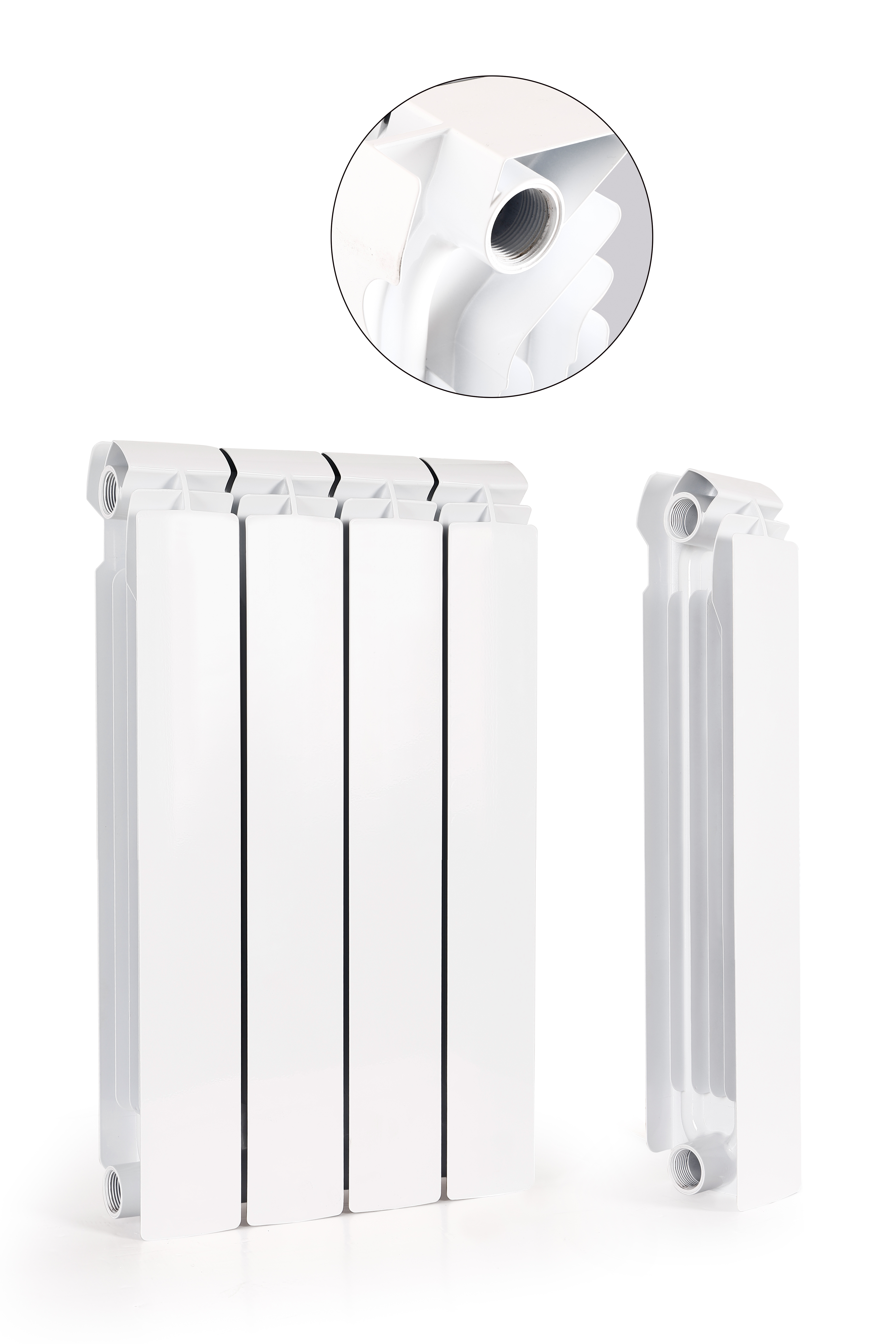 Bimetal radiator with double steel tube 500/110