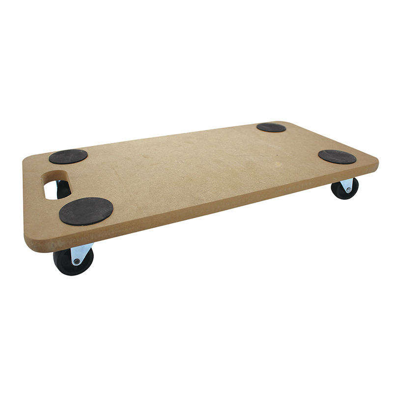 Heavy Duty 200kgs capacity furniture moving MDF wooden platform dolly with 4 caster wheels