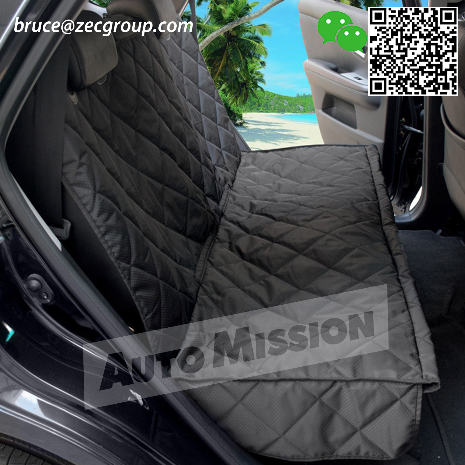 Dog Back Seat Cover Protector