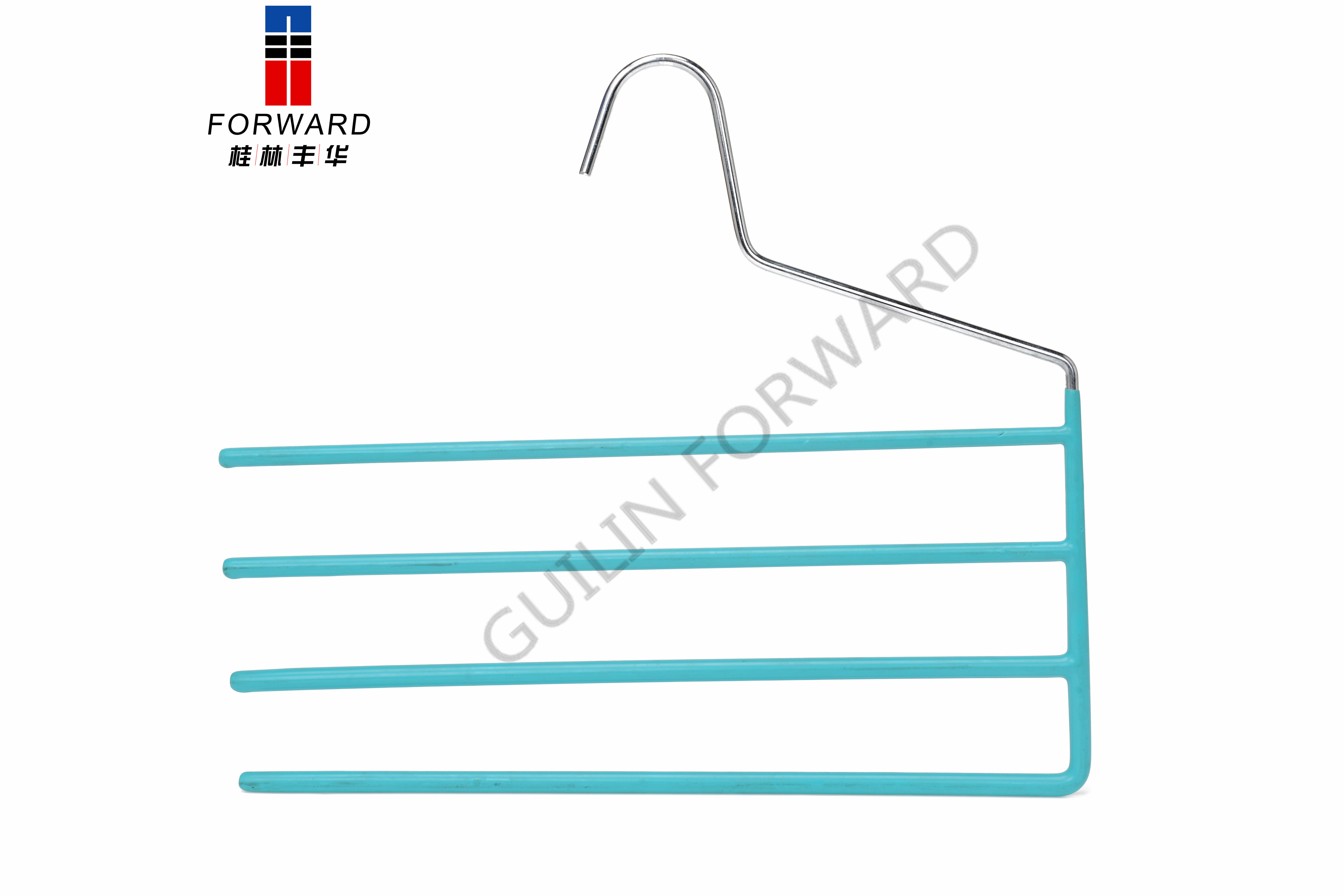 Metal hanger with PVC coated