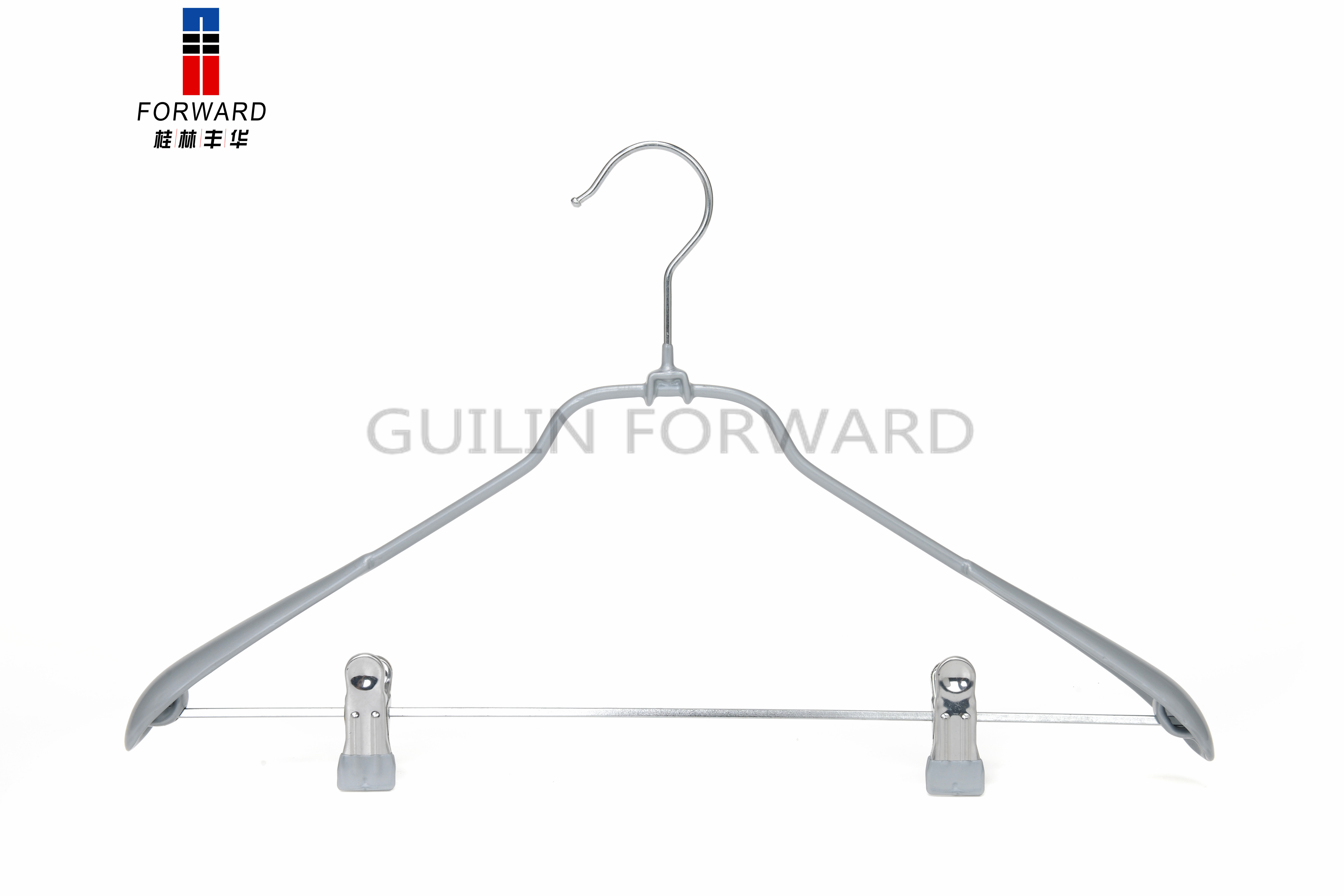Metal hanger with PVC coated