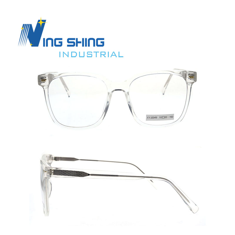 2021 Square Clear Transparent Acetate Glasses Frames